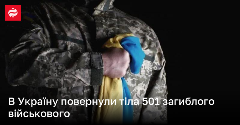 В Україну доставили тіла 501 загиблого військовослужбовця.